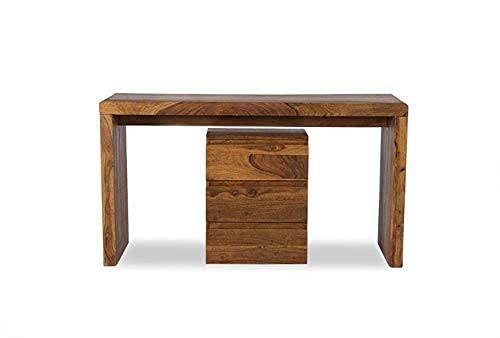 Madwoodk Sheesham Wood Office Table In Natural Finish For Office & Home Furniture