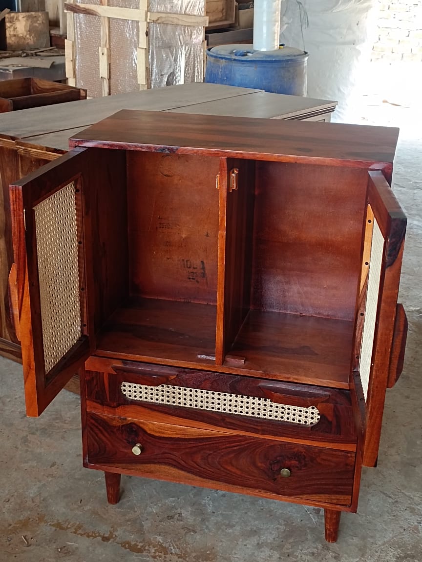 Madwoodk Sheesham Wood Chest Of Drawers In Walnut Honey Oak For Home Furniture