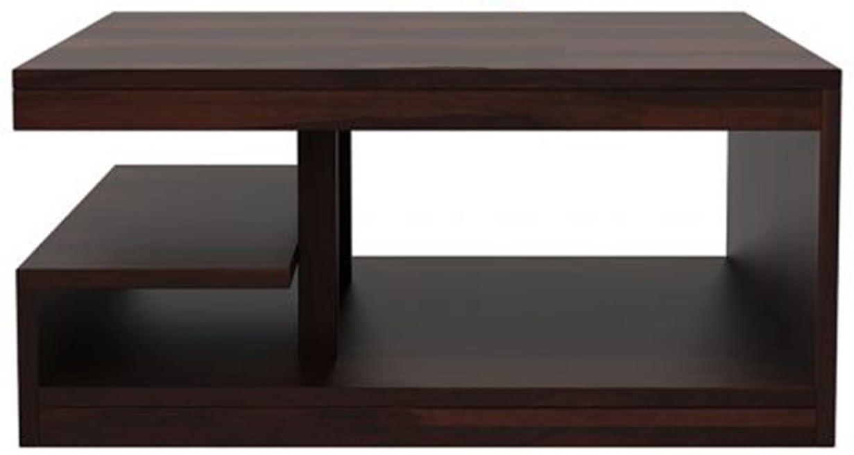 Madwoodk Sheesham Wood Coffee Table  In Walnut Finish For Office & Home Furniture