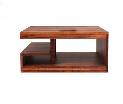 Madwoodk Sheesham Wood Coffee Table  In Honey Oak Finish For Office & Home Furniture