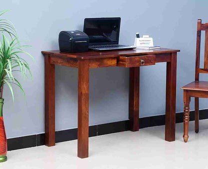 Madwoodk Sheesham Wood Office Table In Natural  Finish For Office & Home Furniture