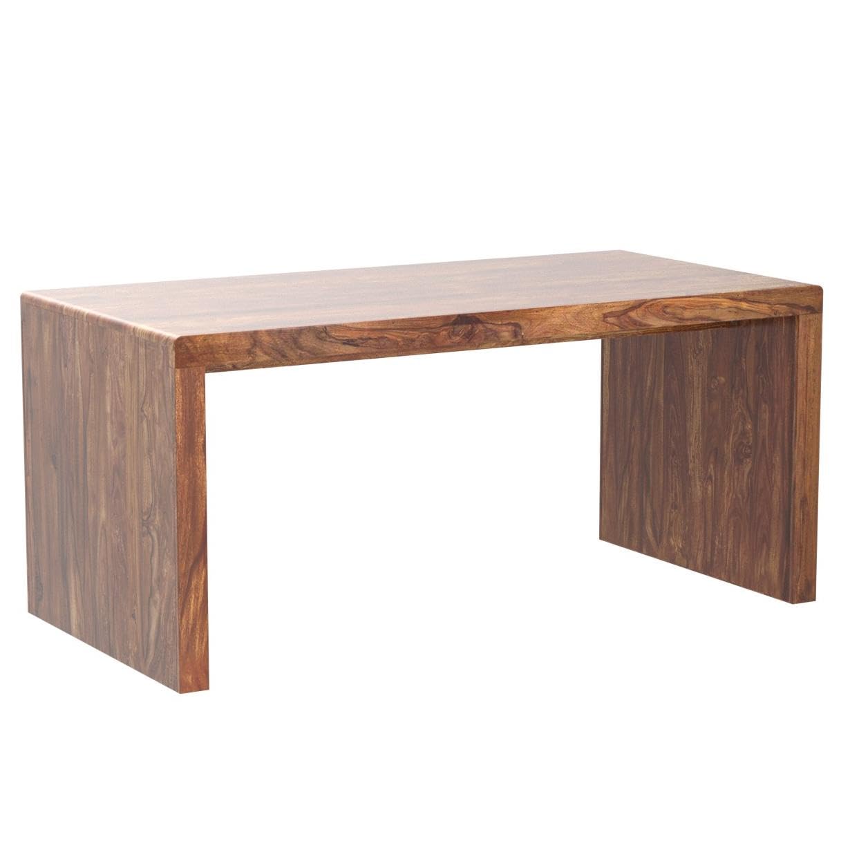 Madwoodk Sheesham Wood Office Table In Honey Oak Finish For Office & Home Furniture