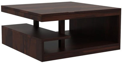 Madwoodk Sheesham Wood Coffee Table  In Walnut Finish For Office & Home Furniture