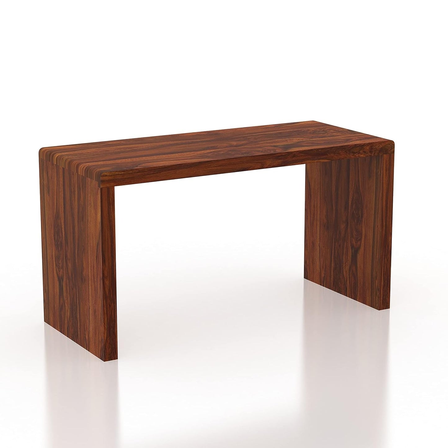 Madwoodk Sheesham Wood Office Table In Honey Oak Finish For Office & Home Furniture