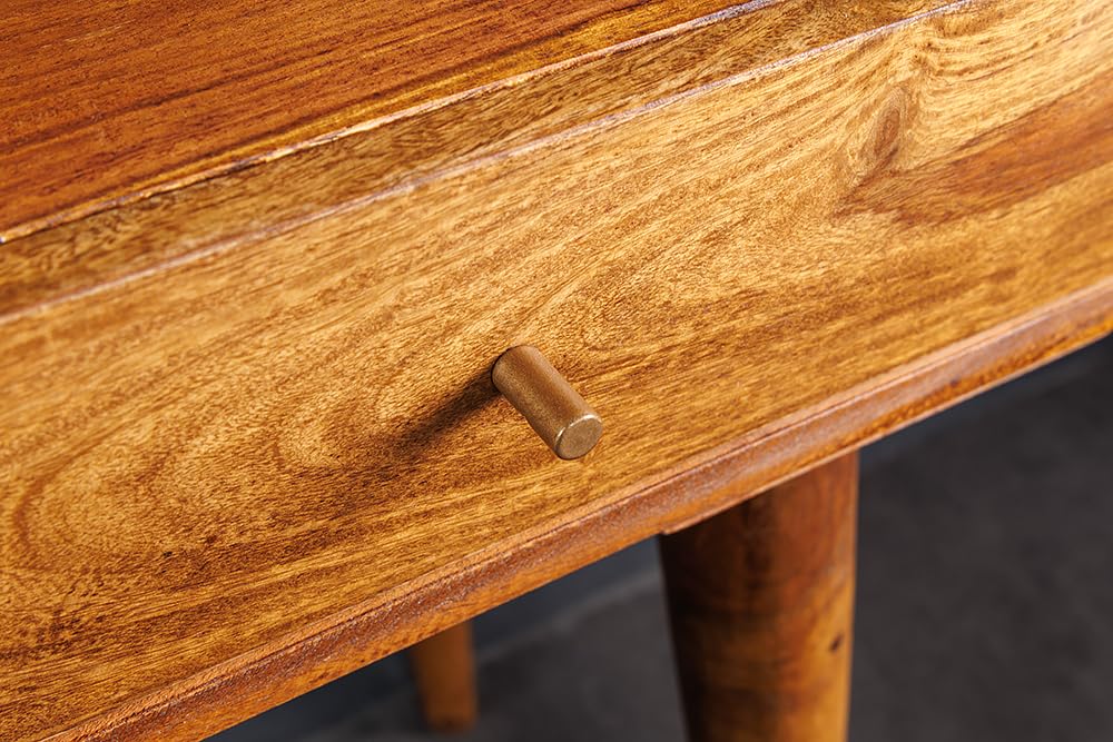 Madwoodk Sheesham Wood Office Table In Natural Finish For Office & Home Furniture